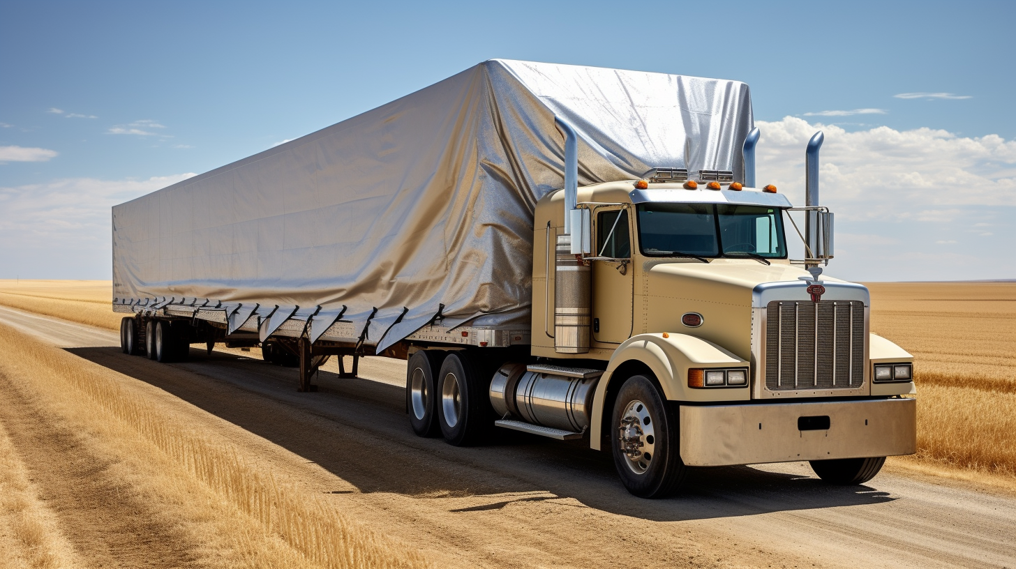 4 Reasons Why Farm Trucks Need a Tarp System to Haul Grain - Side Car